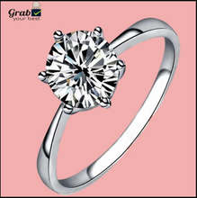 Load image into Gallery viewer, Crystal Wedding Ring for Bridal