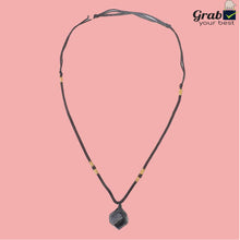 Load image into Gallery viewer, Natural Tourmaline Stone Necklace Black