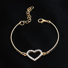 Load image into Gallery viewer, Crystal Heart Charm Bracelets