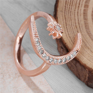 MOON & STAR Fingure Ring