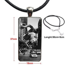 Load image into Gallery viewer, Action Parkour Glass Pendant Dog Tags