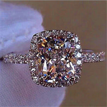 Load image into Gallery viewer, Crystal Engagement Rings For Women