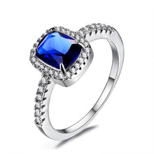 Load image into Gallery viewer, Crystal Engagement Rings For Women