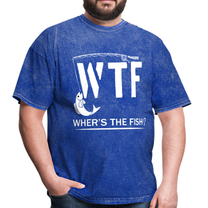 WTF Wher's The Fish Funny Fishing Lovers Gift - mineral royal